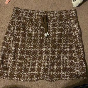 y2k, pattern mini skirt